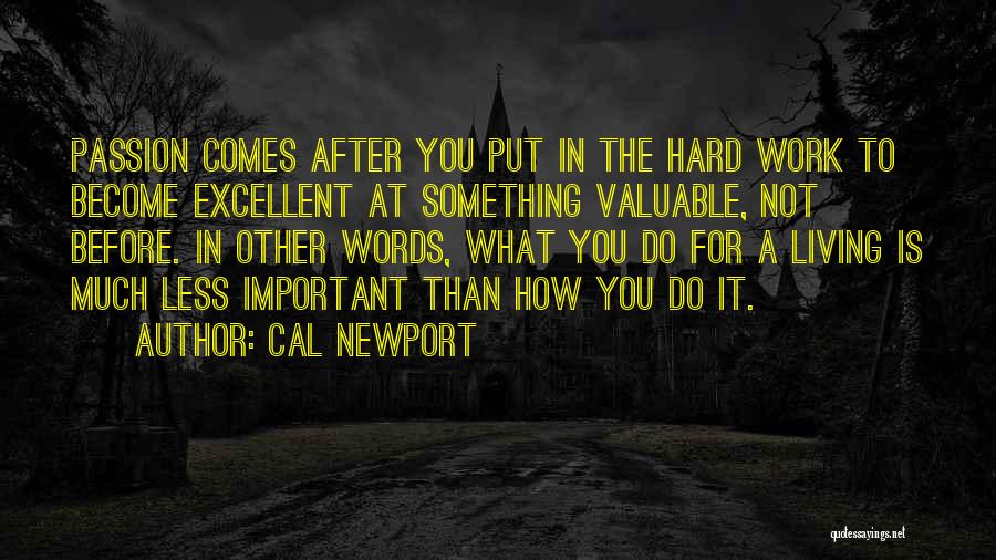 Words To Put Before Quotes By Cal Newport