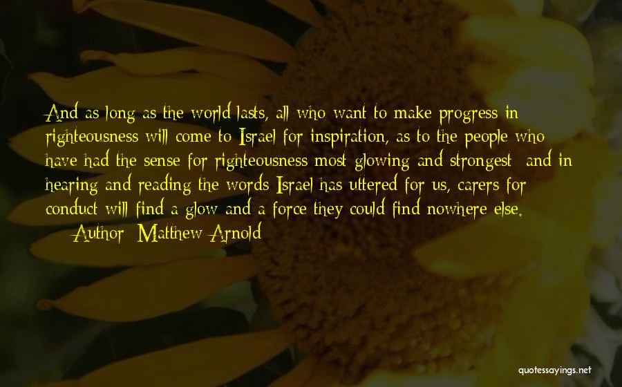 Words Uttered Quotes By Matthew Arnold