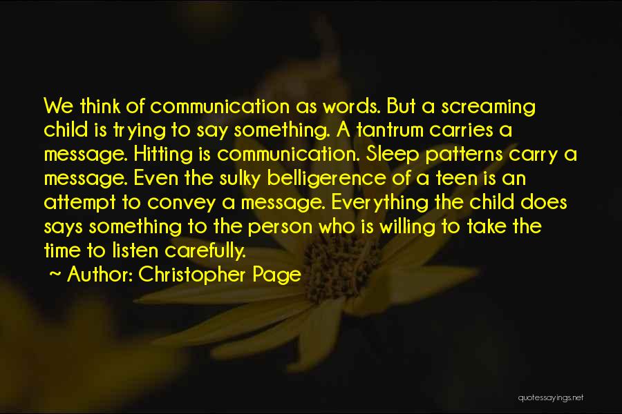 Words We Say Quotes By Christopher Page