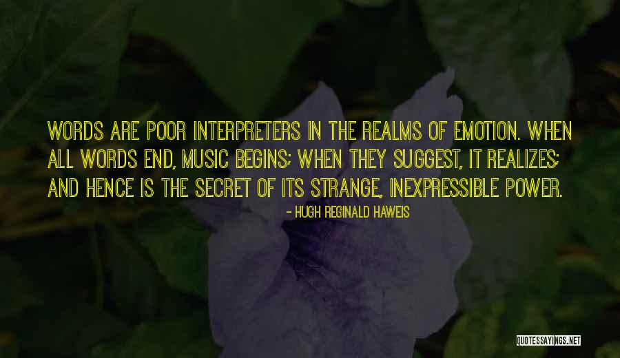 Words Which Suggest Quotes By Hugh Reginald Haweis Words Which Suggest Quotes By Hugh Reginald Haweis