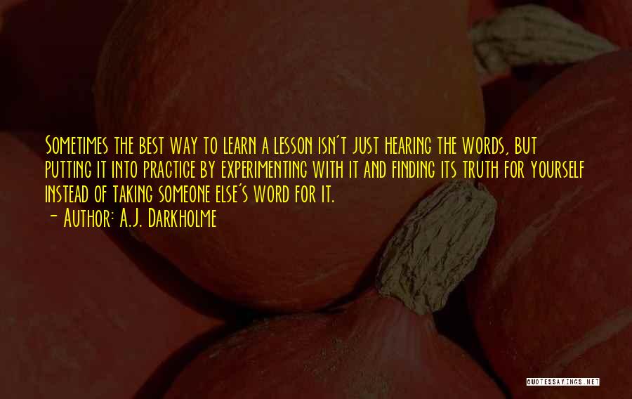 Words With Action Quotes By A.J. Darkholme