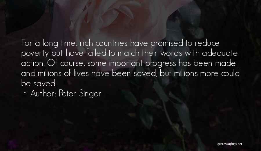 Words With Action Quotes By Peter Singer