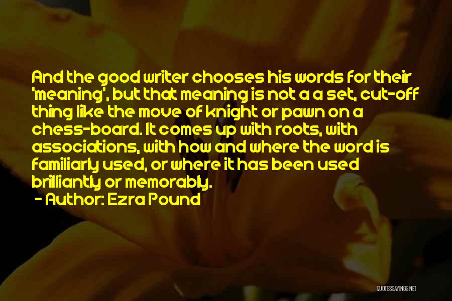 Words With Meaning Quotes By Ezra Pound
