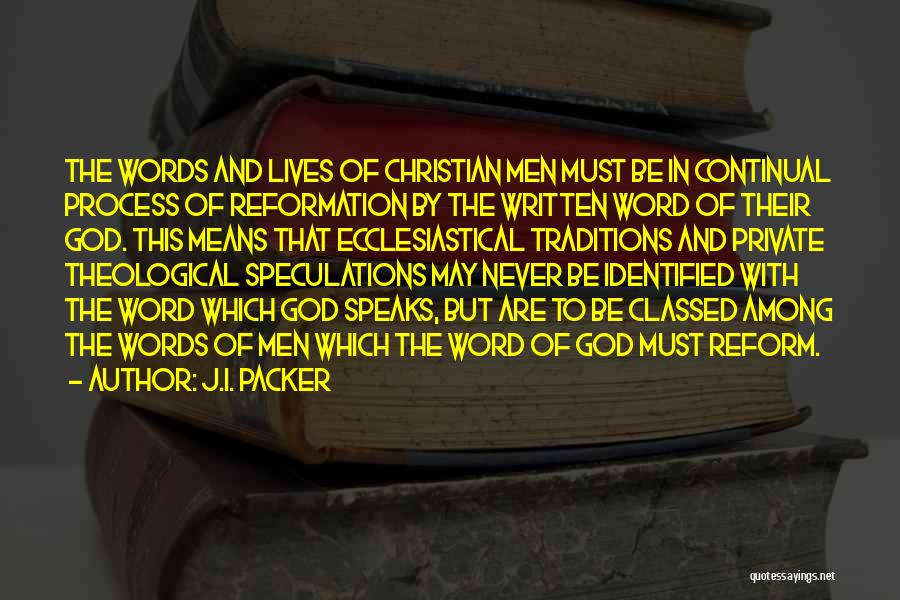 Words With Quotes By J.I. Packer