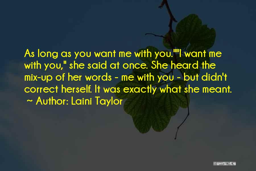Words With Quotes By Laini Taylor
