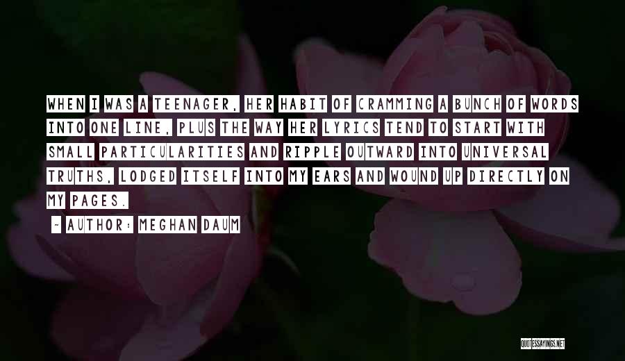 Words Wound Quotes By Meghan Daum