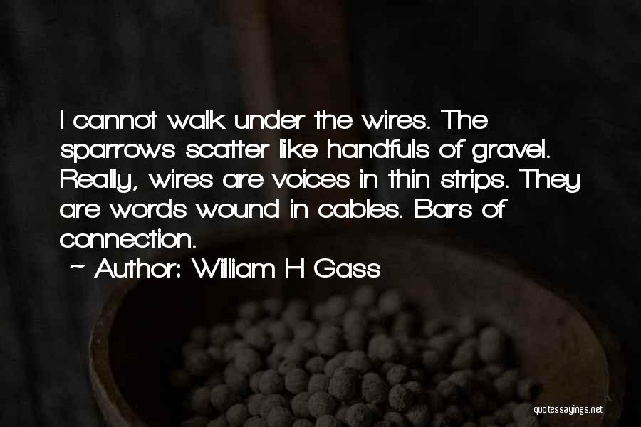 Words Wound Quotes By William H Gass