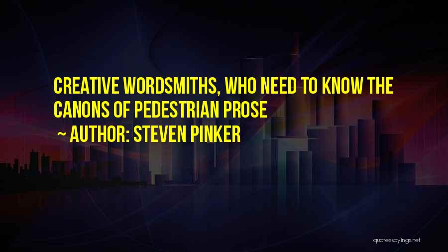 Wordsmiths Quotes By Steven Pinker