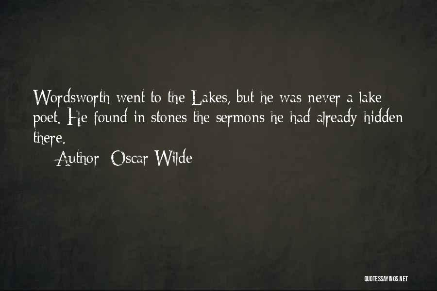 Wordsworth Quotes By Oscar Wilde