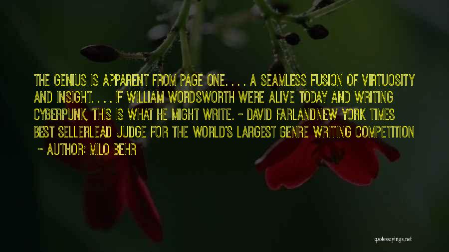 Wordsworth's Quotes By Milo Behr