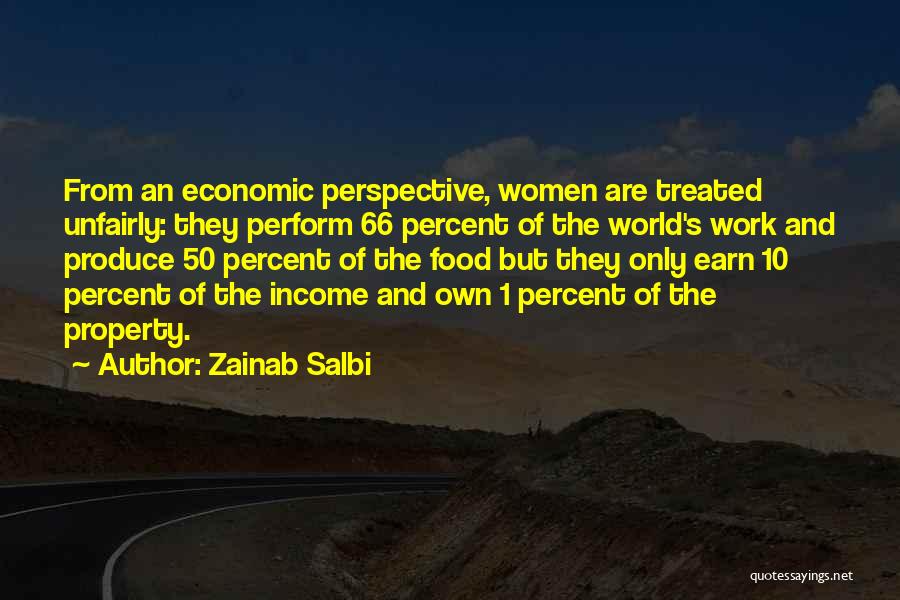 Work And Income Quotes By Zainab Salbi