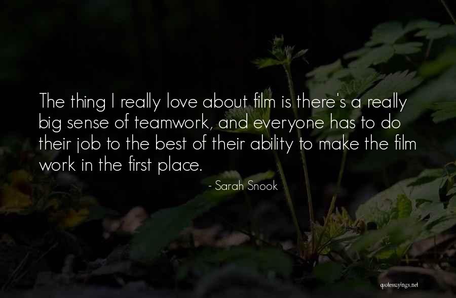 Work And Job Quotes By Sarah Snook Work And Job Quotes By Sarah Snook