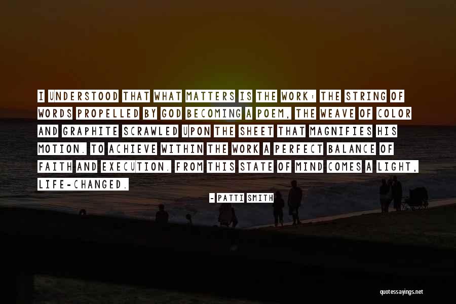 Work And Life Balance Quotes By Patti Smith Work And Life Balance Quotes By Patti Smith