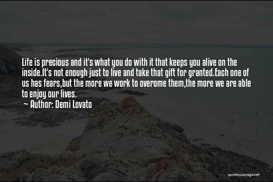 Work And Life Quotes By Demi Lovato