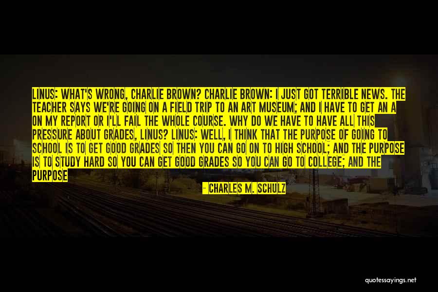 Work And Purpose Quotes By Charles M. Schulz Work And Purpose Quotes By Charles M. Schulz