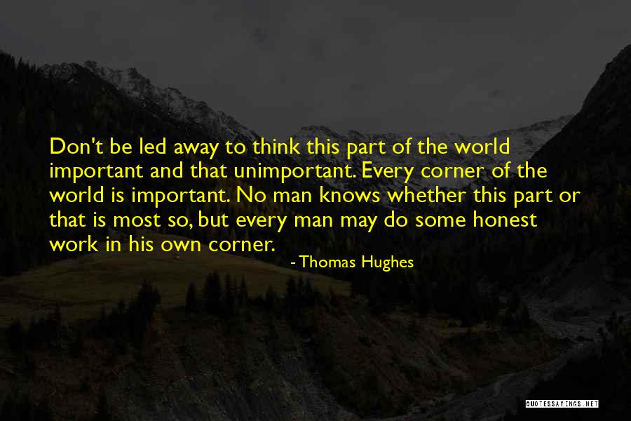 Work And Purpose Quotes By Thomas Hughes