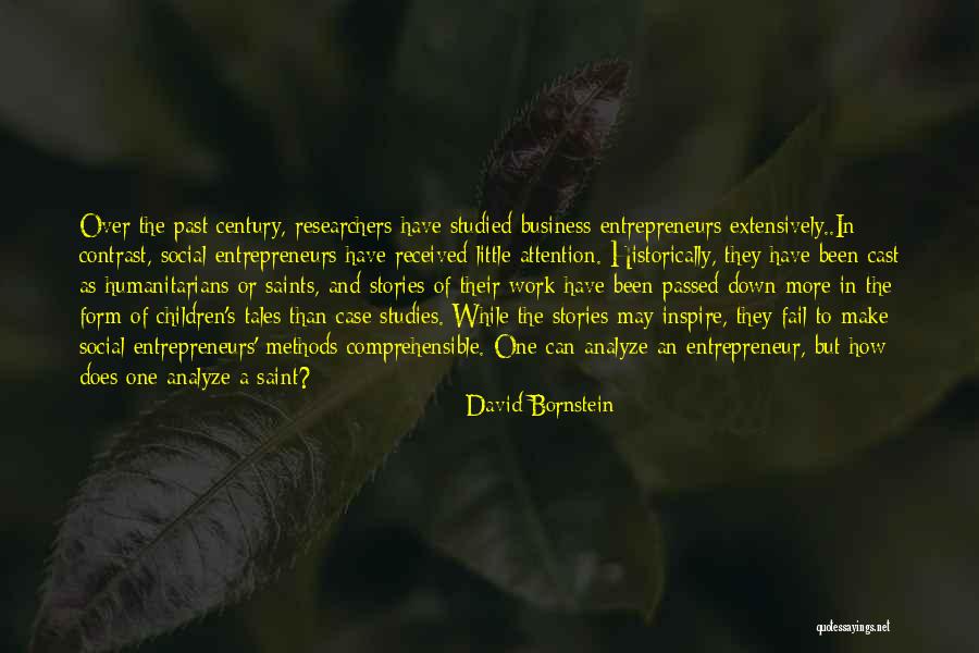 Work And Studies Quotes By David Bornstein Work And Studies Quotes By David Bornstein