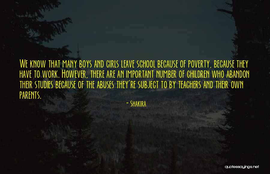 Work And Studies Quotes By Shakira Work And Studies Quotes By Shakira
