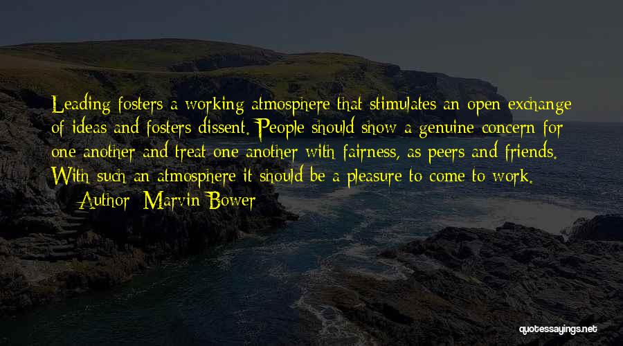 Work Atmosphere Quotes By Marvin Bower
