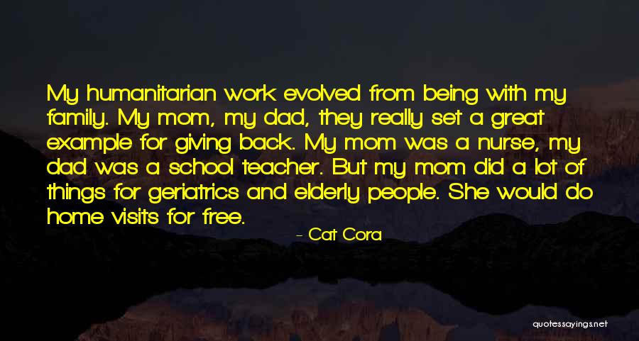 Work Being Family Quotes By Cat Cora Work Being Family Quotes By Cat Cora