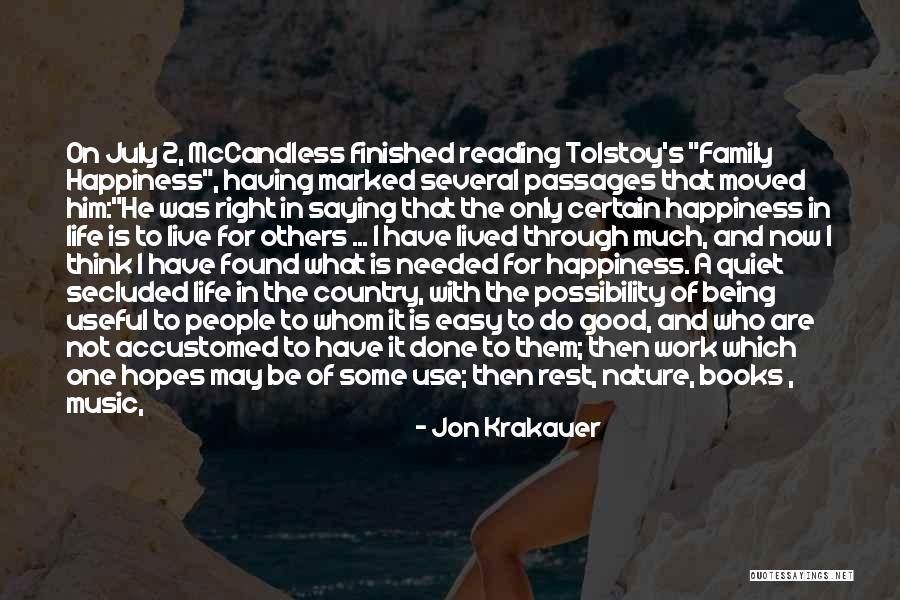 Work Being Family Quotes By Jon Krakauer Work Being Family Quotes By Jon Krakauer