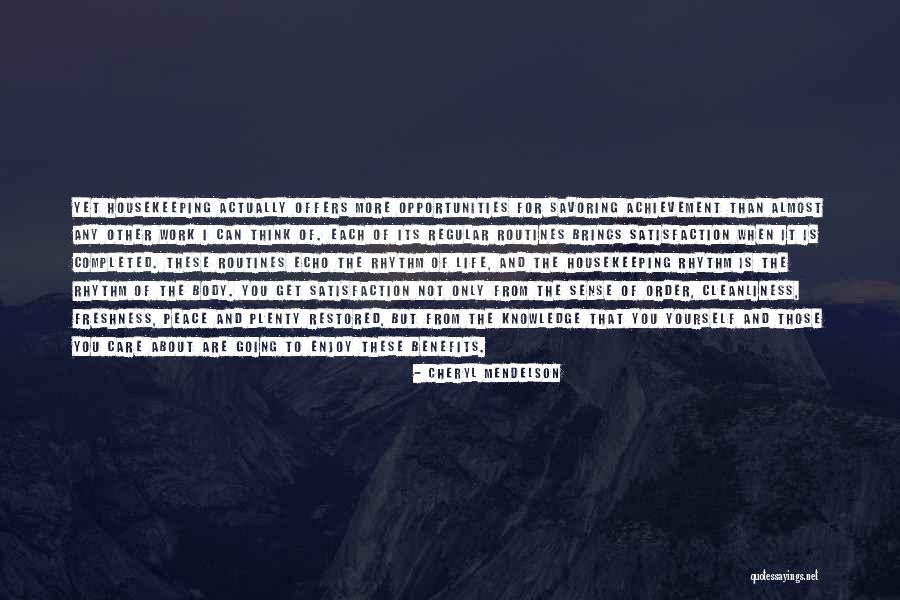 Work Completed Quotes By Cheryl Mendelson Work Completed Quotes By Cheryl Mendelson