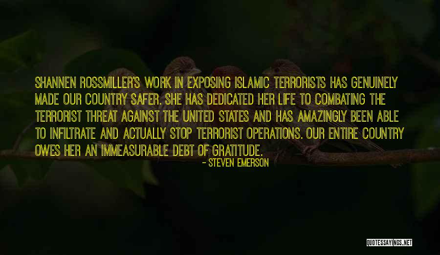 Work Dedicated Quotes By Steven Emerson Work Dedicated Quotes By Steven Emerson