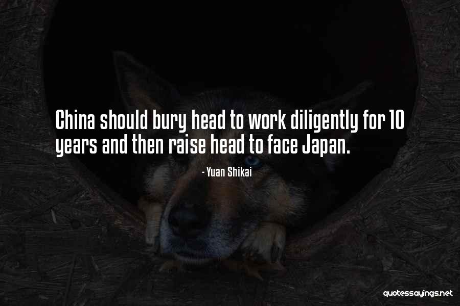 Work Diligently Quotes By Yuan Shikai