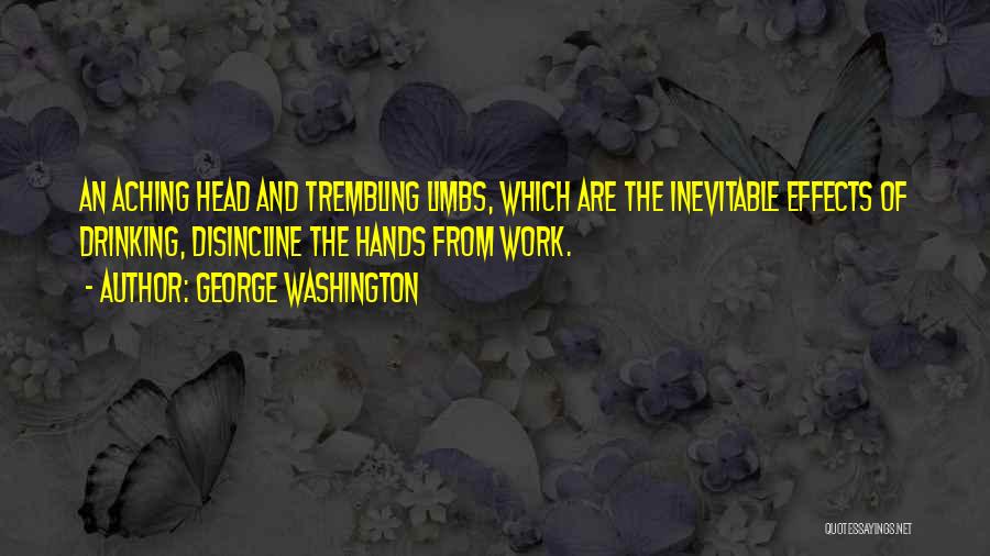 Work Drinking Quotes By George Washington