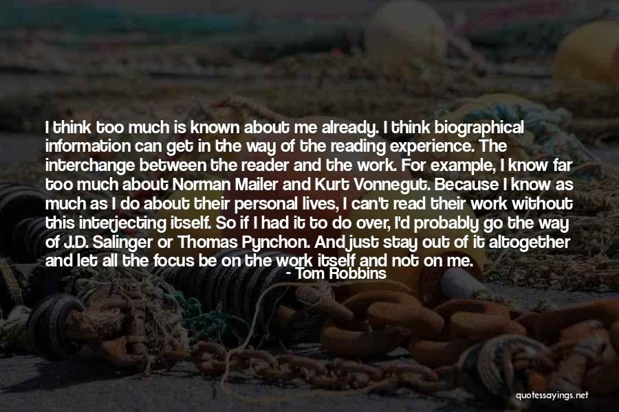 Work Focus Quotes By Tom Robbins Work Focus Quotes By Tom Robbins