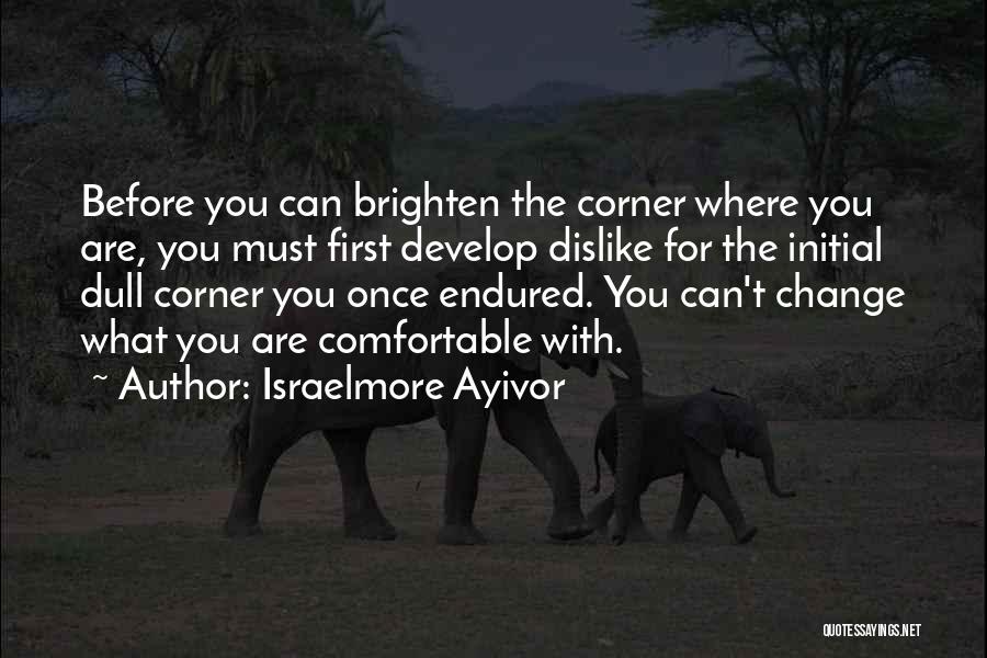 Work For Change Quotes By Israelmore Ayivor