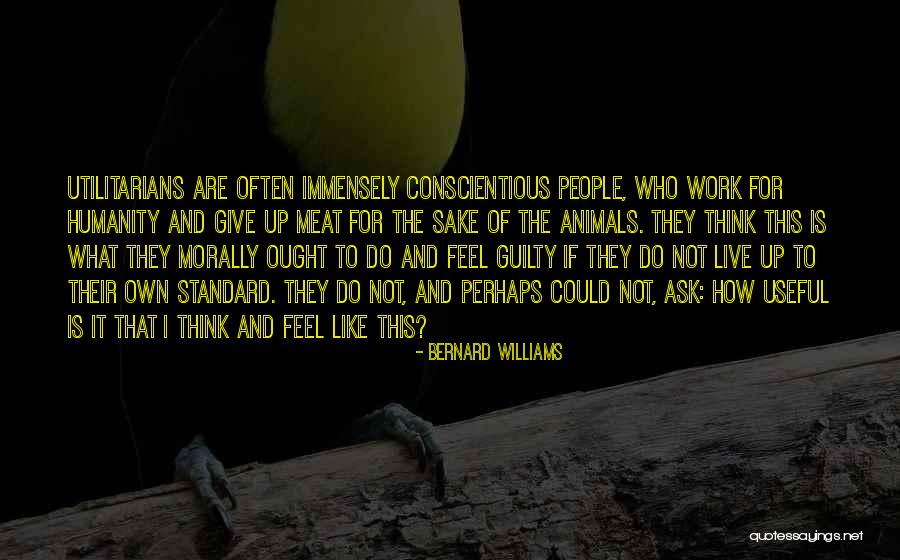 Work For Humanity Quotes By Bernard Williams Work For Humanity Quotes By Bernard Williams