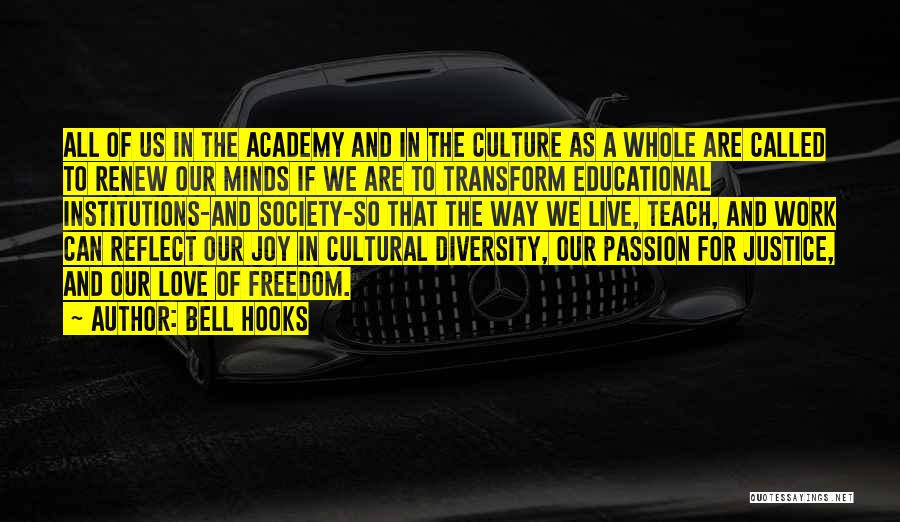 Work For Passion Quotes By Bell Hooks