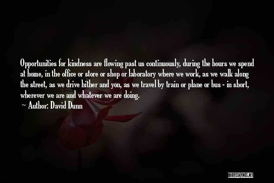 Work For Travel Quotes By David Dunn