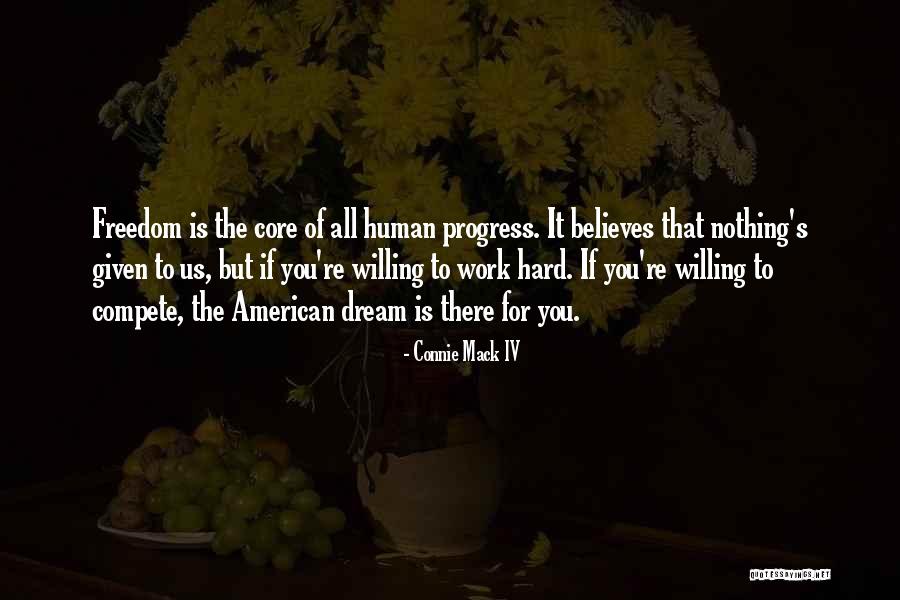 Work Hard For Nothing Quotes By Connie Mack IV Work Hard For Nothing Quotes By Connie Mack IV