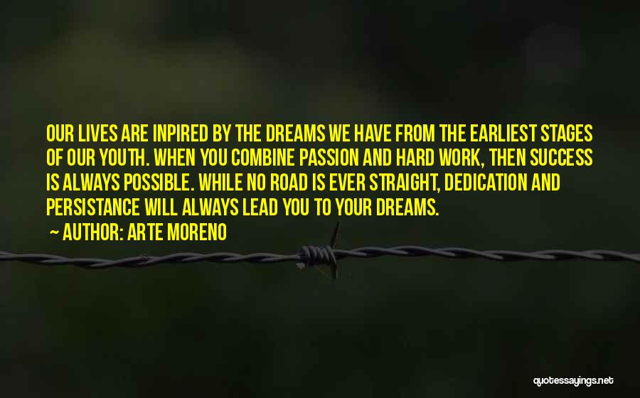 Work Hard For Your Dream Quotes By Arte Moreno