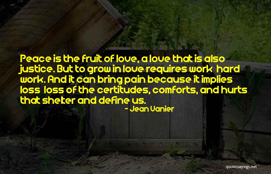 Work Hard Love Quotes By Jean Vanier Work Hard Love Quotes By Jean Vanier