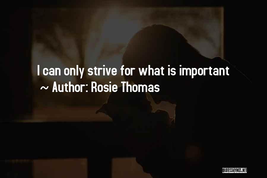 Work Hard Motivational Quotes By Rosie Thomas