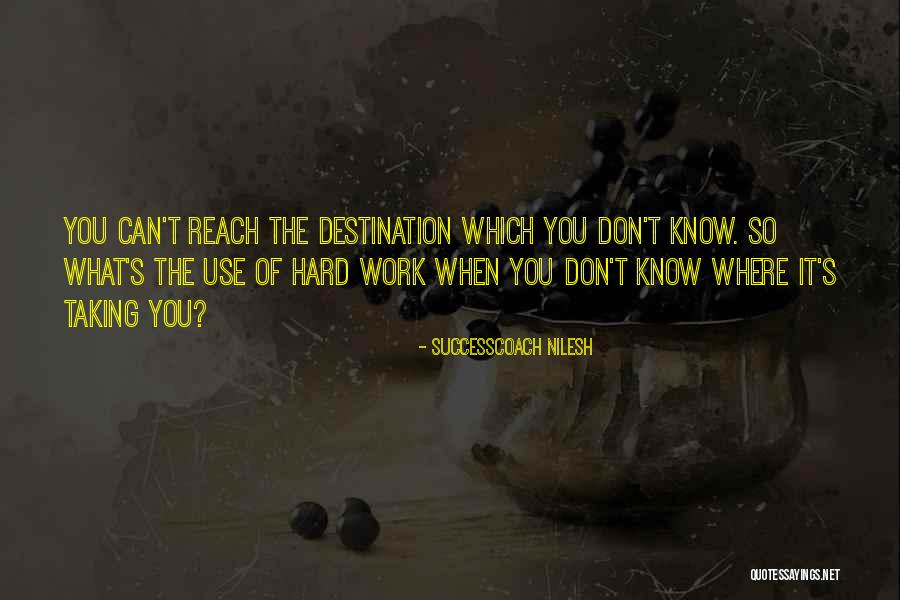 Work Hard Motivational Quotes By SuccessCoach Nilesh