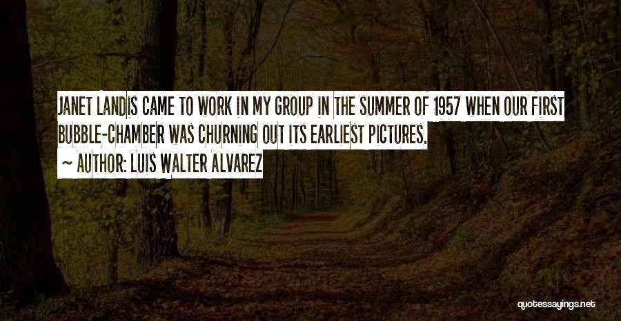 Work In Group Quotes By Luis Walter Alvarez