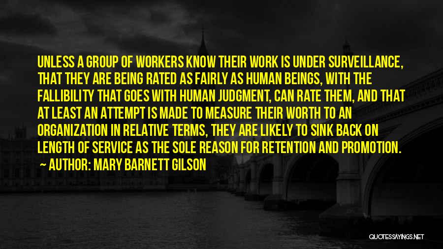 Work In Group Quotes By Mary Barnett Gilson