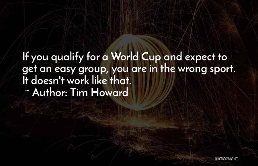 Work In Group Quotes By Tim Howard