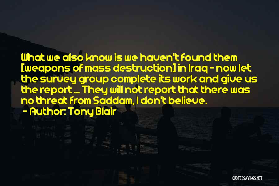 Work In Group Quotes By Tony Blair