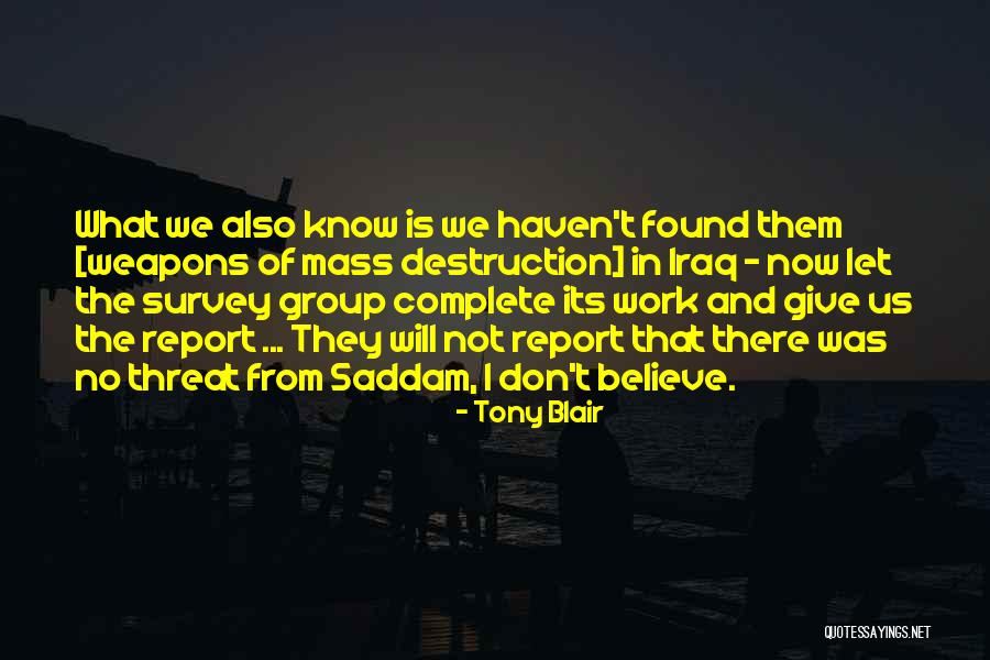 Work In Group Quotes By Tony Blair