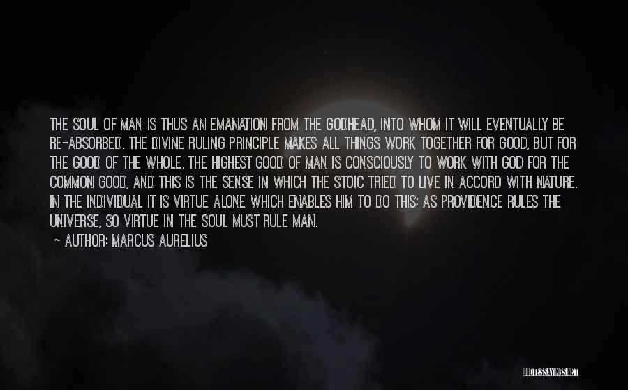 Work Is Good For The Soul Quotes By Marcus Aurelius