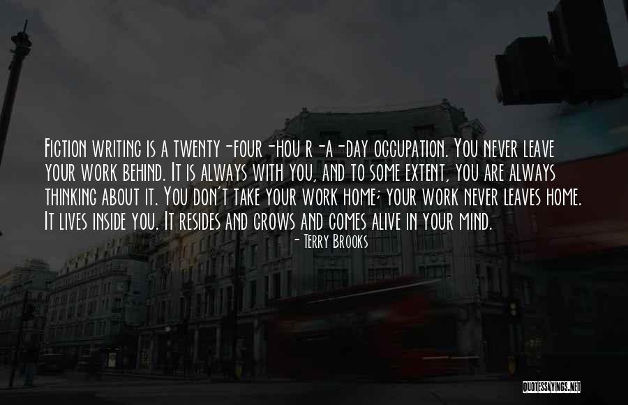 Work Is Inside Quotes By Terry Brooks Work Is Inside Quotes By Terry Brooks