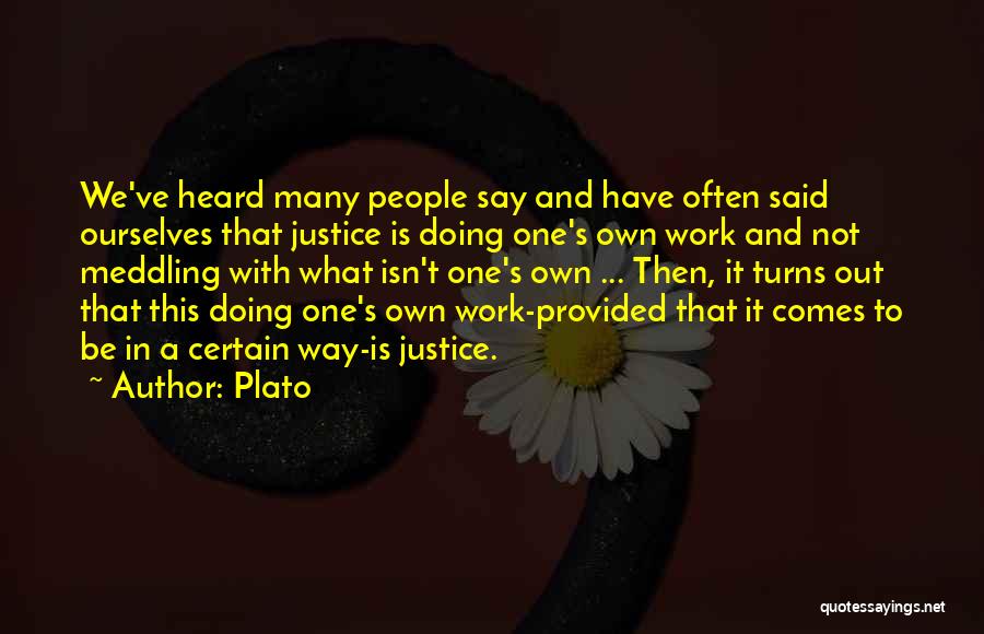 Work It Out Quotes By Plato