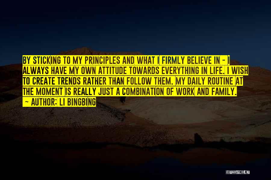 Work Life Quotes By Li Bingbing