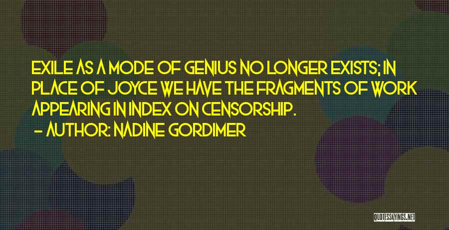 Work Mode Quotes By Nadine Gordimer
