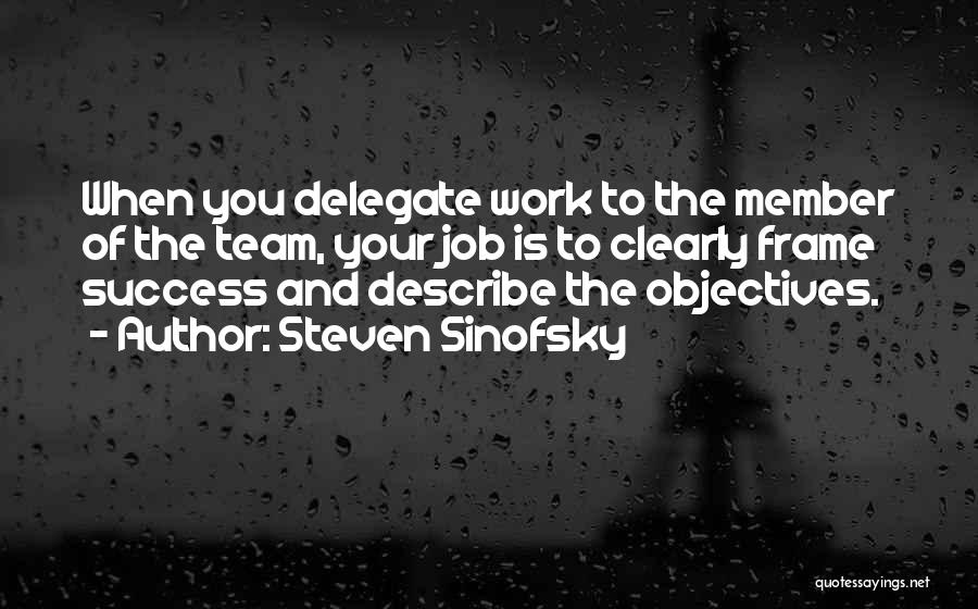 Work Objectives Quotes By Steven Sinofsky